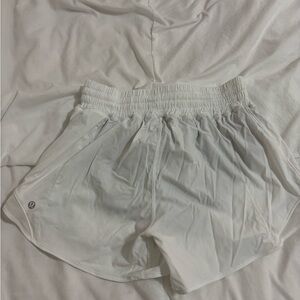 Lululemon Athletica White Athletic Shorts
